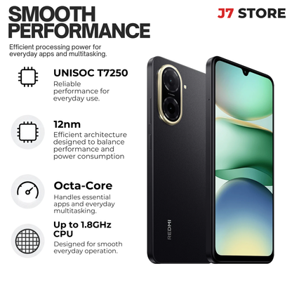 Xiaomi Redmi A5 4G Android Smartphone Midnight Black 64gb