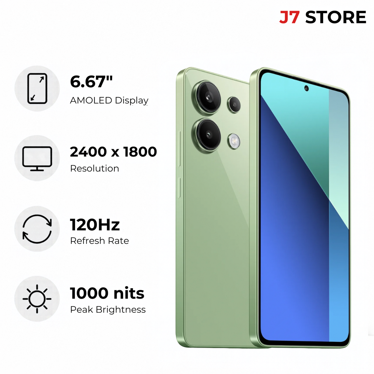 Xiaomi Redmi Note 13 Android Smartphone Mint Green 128GB
