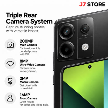 Xiaomi Redmi Note 13 Pro 5G Android Smartphone Midnight Black 256GB