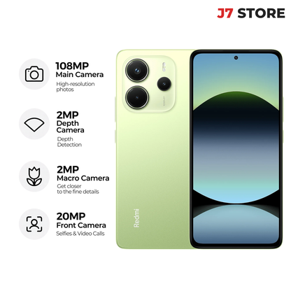 Xiaomi Redmi Note 14 4G Android Smartphone Lime Green 128