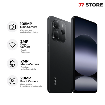 Xiaomi Redmi Note 14 Android Smartphone Midnight Black 128