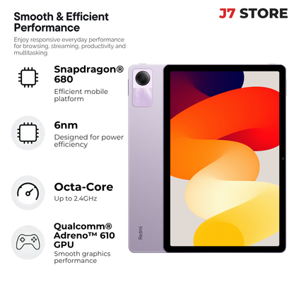 Xiaomi Redmi Pad SE Android Smartphone Lavendar Purple 128GB