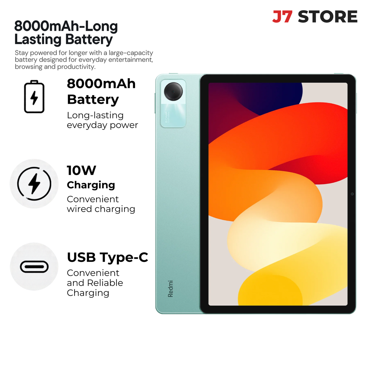 Xiaomi Redmi Pad SE Android Smartphone Mint Green 128GB