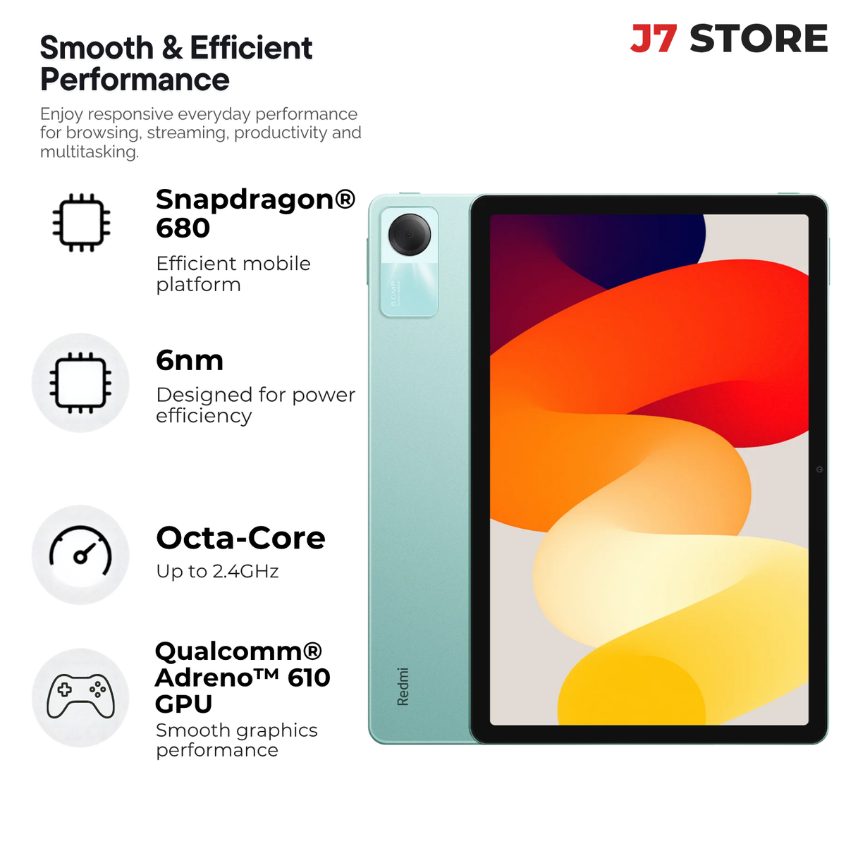 Xiaomi Redmi Pad SE Android Smartphone Mint Green 128GB