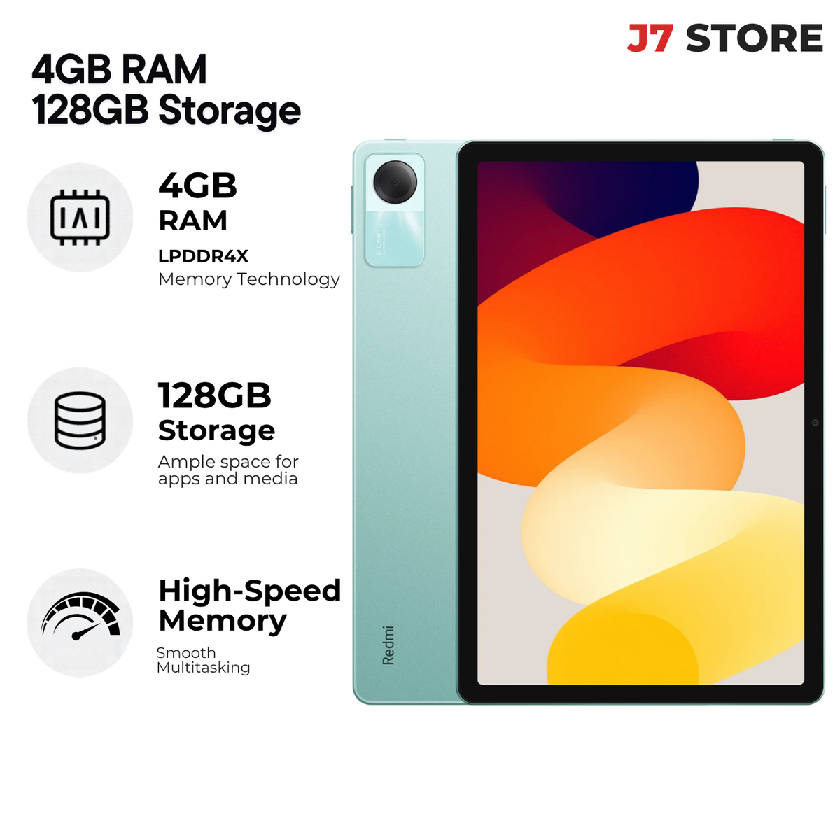 Xiaomi Redmi Pad SE Android Smartphone Mint Green 128GB